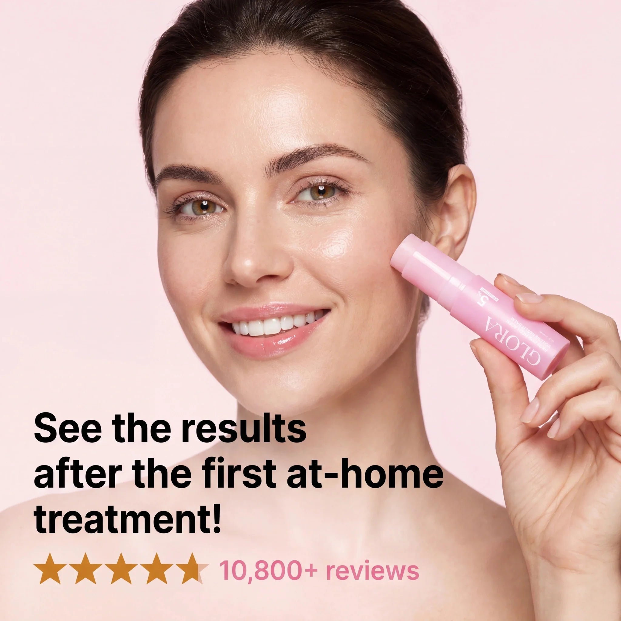 Glora Pink Collagen Volume Balm Stick