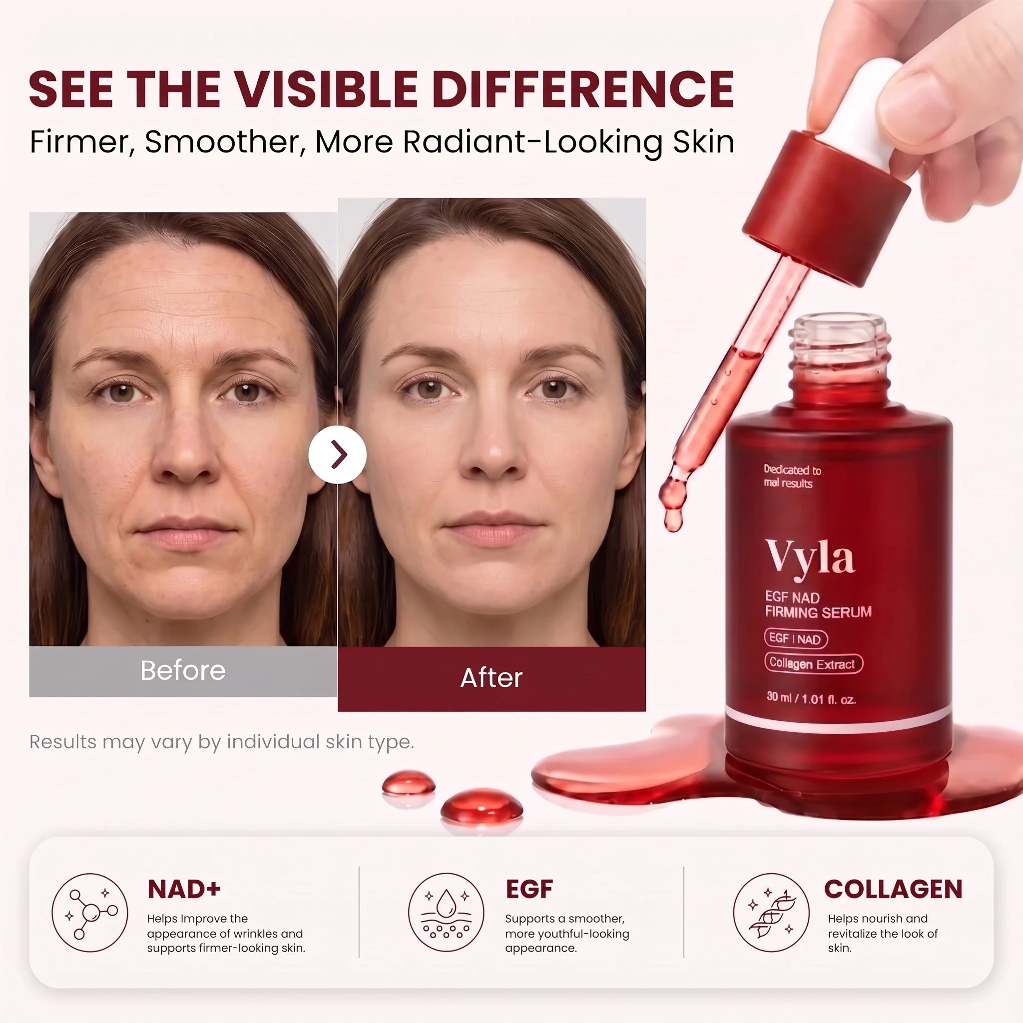 Vyla EGF NAD+ Firming Serum