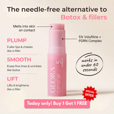 Glora Pink Collagen Volume Balm Stick
