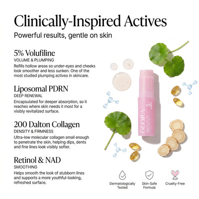 Glora Pink Collagen Volume Balm Stick